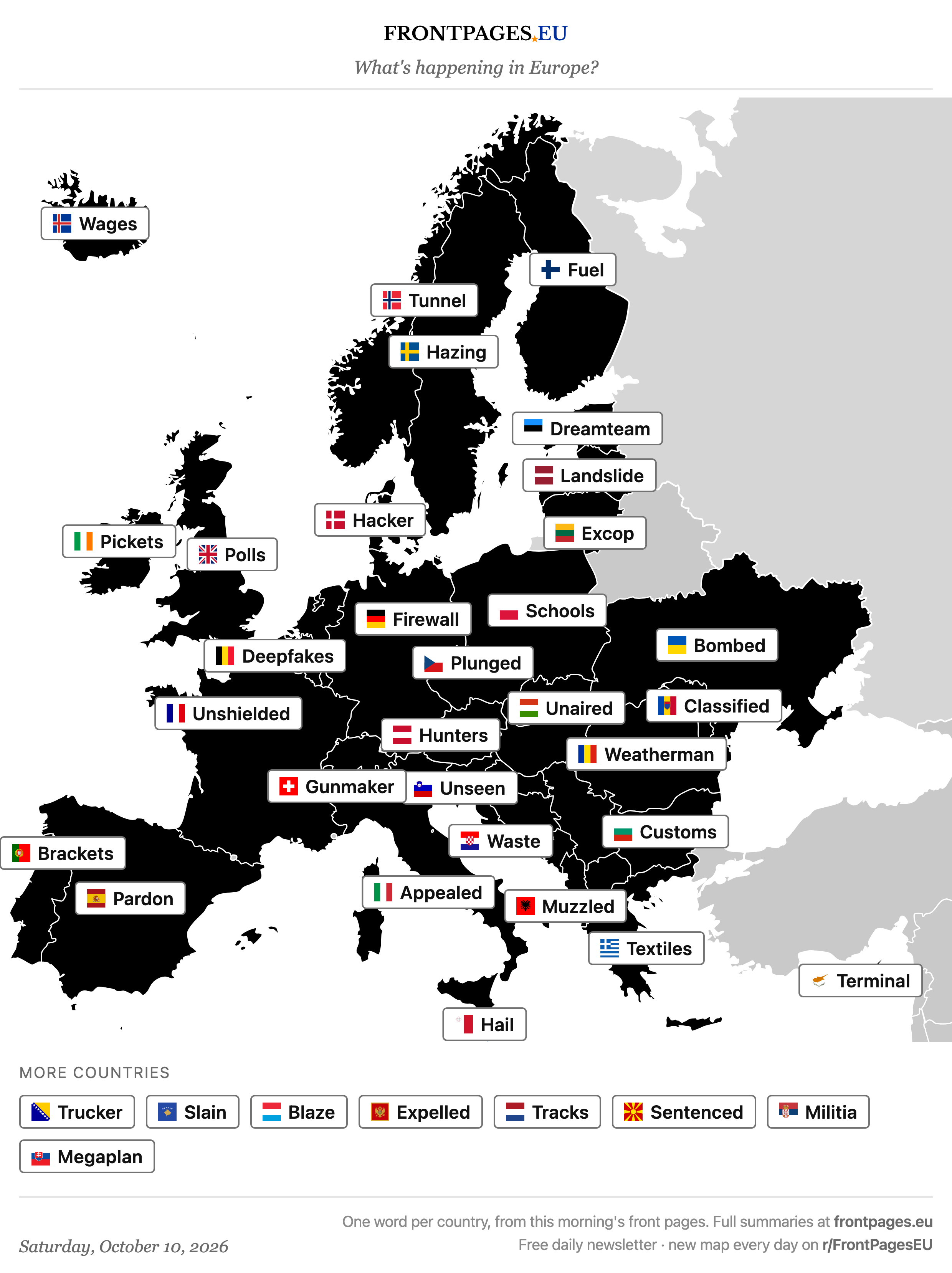 Lingerie on the meteorology budget — FrontPages.eu, October 10, 2026