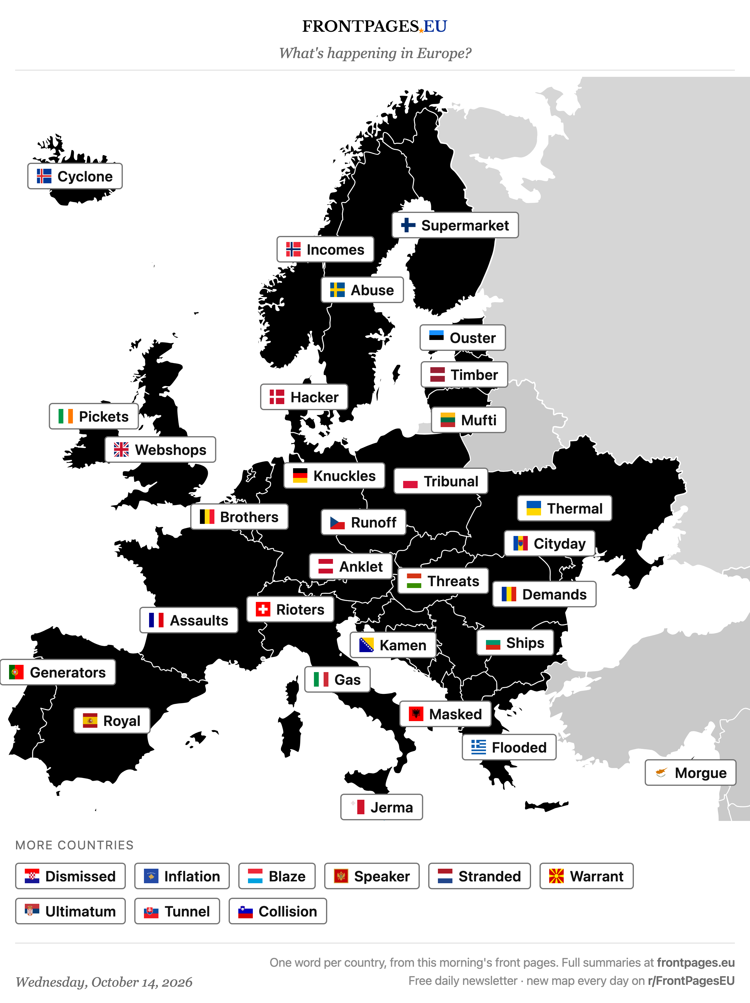 Brass knuckles in the Bundestag — FrontPages.eu, October 14, 2026