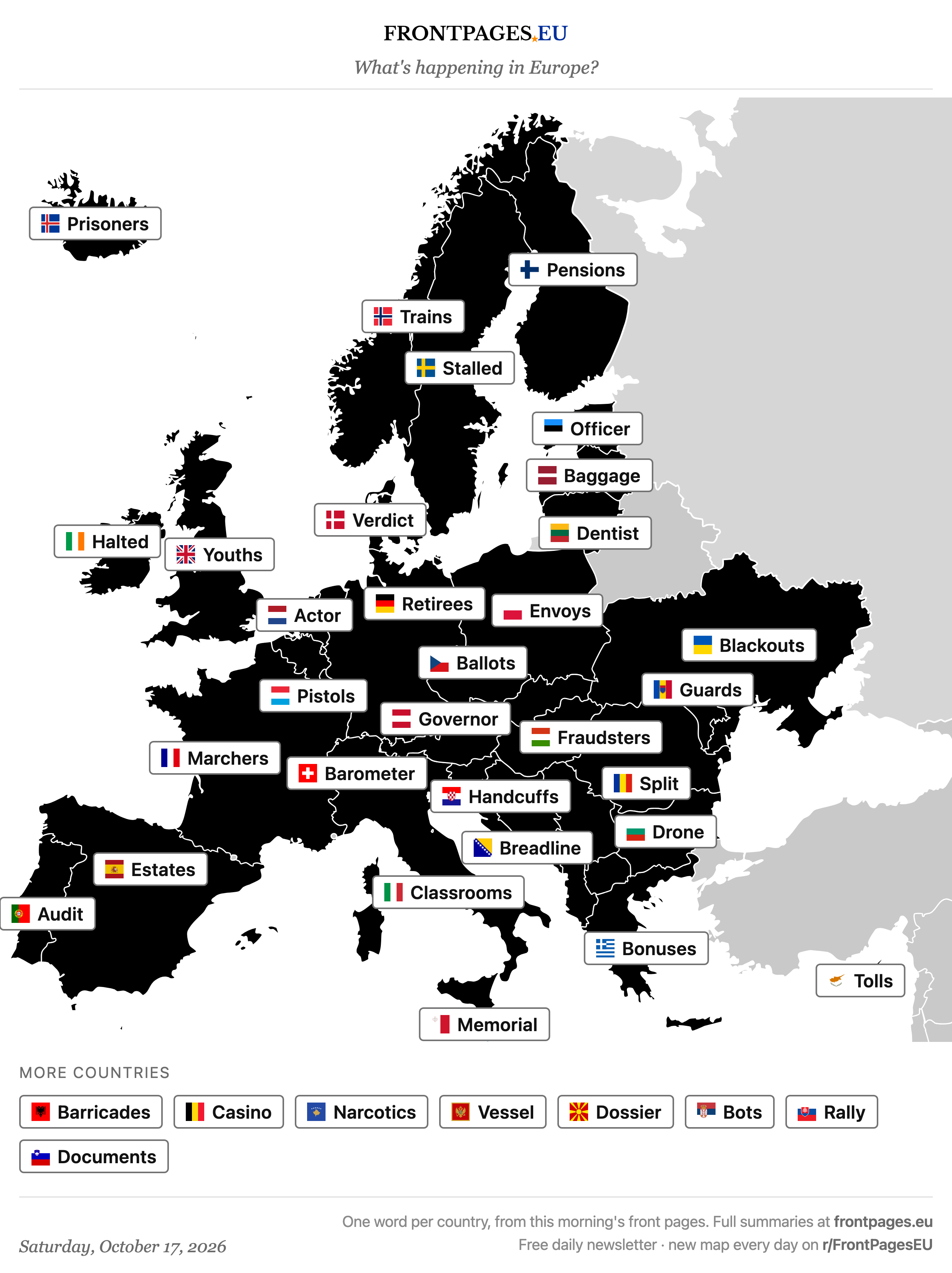 Slovakia's premier ditches Brussels for Belgrade — FrontPages.eu, October 17, 2026