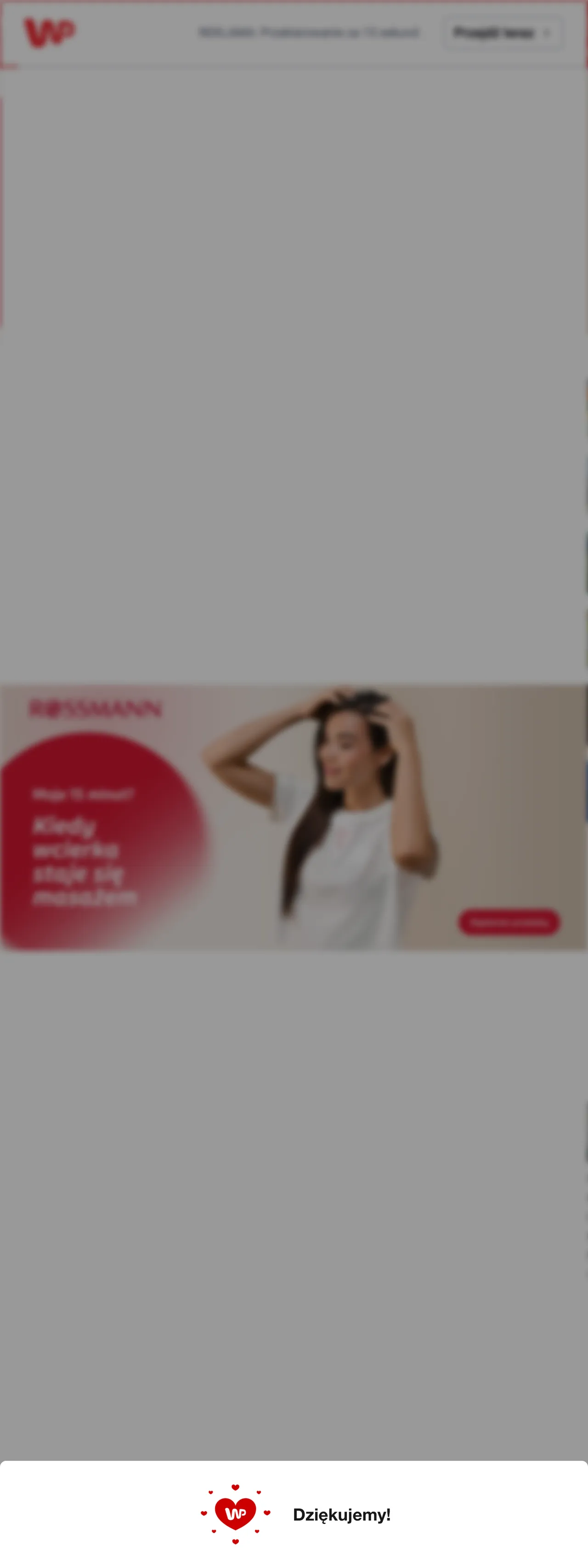 Screenshot of the Wirtualna Polska front page