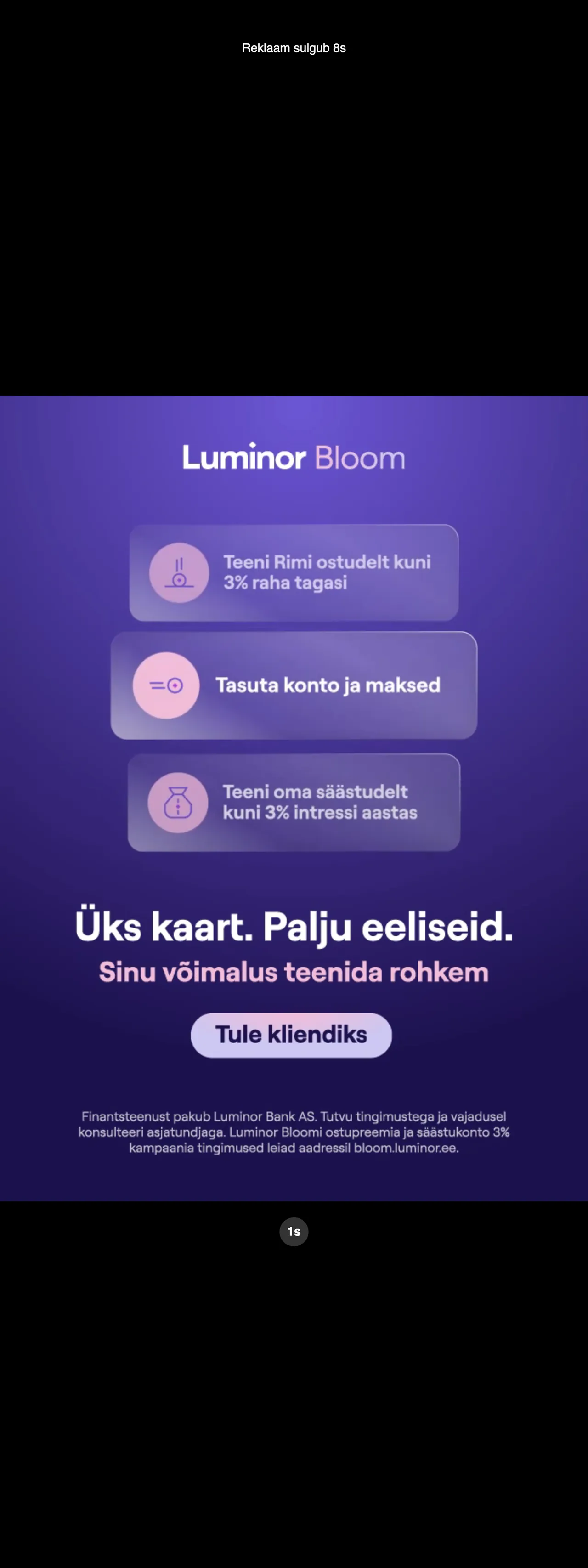 Screenshot of the Õhtuleht front page